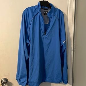 Adidas Men’s XL light blue windbreaker pullover